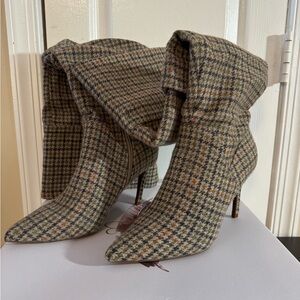 Jessica Simpson Houndstooth Heeled Boots
